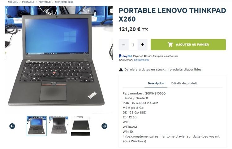 LENOVO THINKPAD X260
