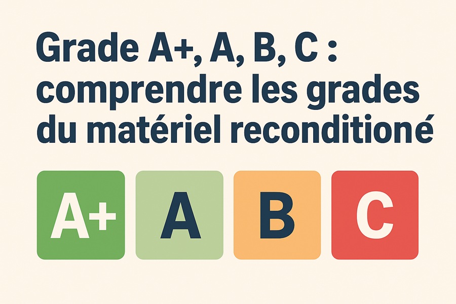 Grades matériel reconditionné